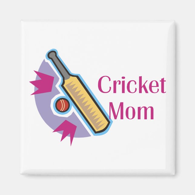 Íman Cricket Mãe Magnets (Frente)