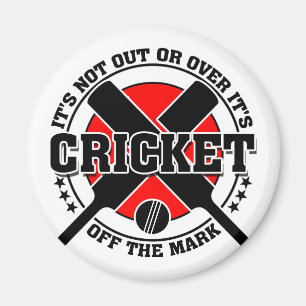 Íman Cricketer's - Fora do críquete