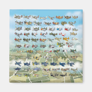 Íman crie a sua própria caricatura de avião