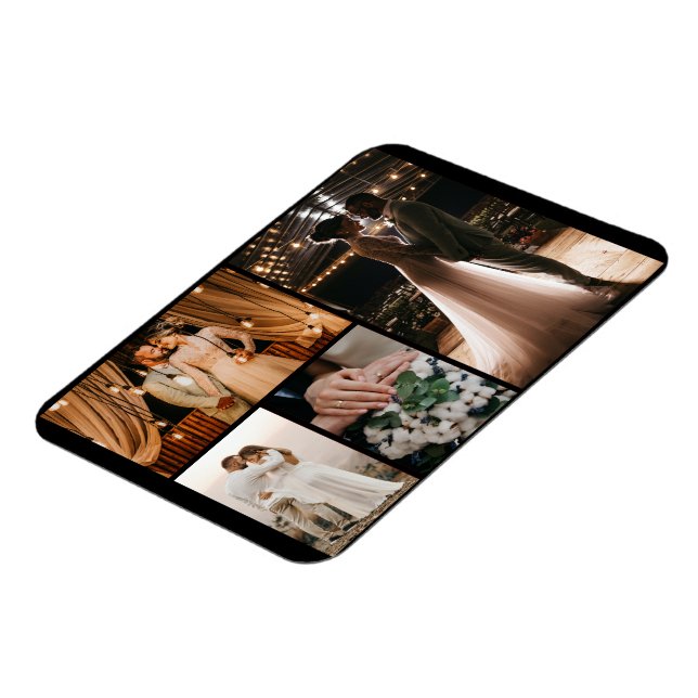 Íman Crie a sua própria colagem de 4 fotos (Left Side)