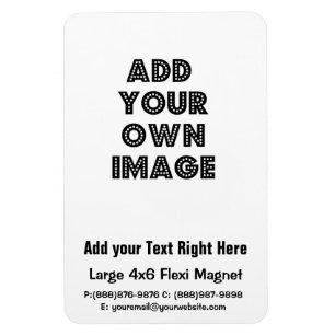 Íman Crie a sua própria Imã de geladeira flexível de ne