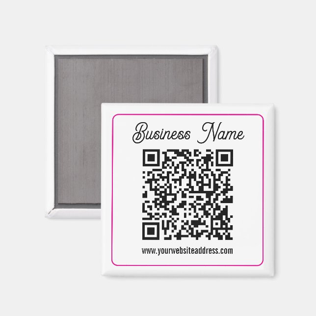 Íman Crie Instantaneamente um Código QR Escaneável para (Front/Back)