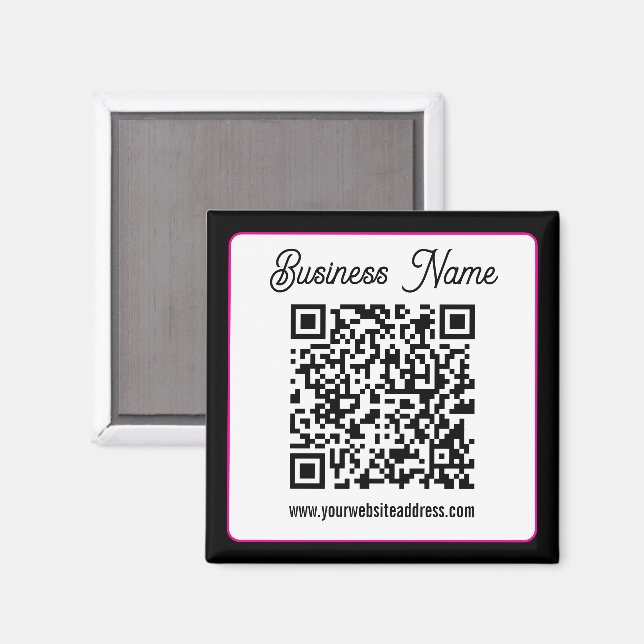 Íman Crie Instantaneamente um Código QR Escaneável para (Front/Back)