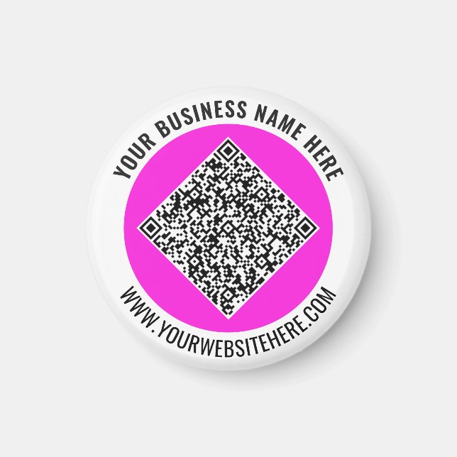 Íman Crie o Design do Seu Ímã Promocional de QR Code Ad (Frente)