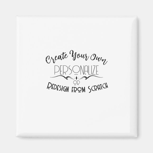 Íman Crie o seu próprio (Frente)