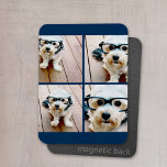 Íman Crie o seu próprio Marinho de Colagem do Instagram<br><div class="desc">Use quatro fotos quadradas para criar um presente exclusivo e pessoal. Ou você pode ficar com o filhote hipster e fazer uma moda. Se precisar ajustar as fotos,  clique na ferramenta personalizar para fazer alterações.</div>