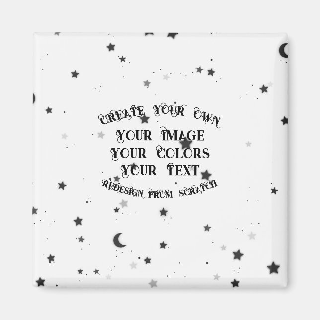 Íman Crie seu personalizado personalizado (Frente)