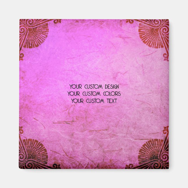 Íman Crie seu personalizado personalizado (Frente)