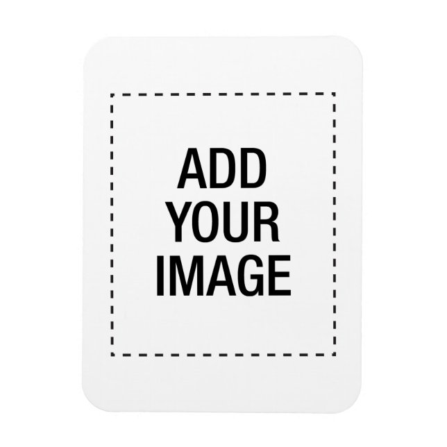 Íman Crie seu personalizável personalizado personalizad (Vertical)