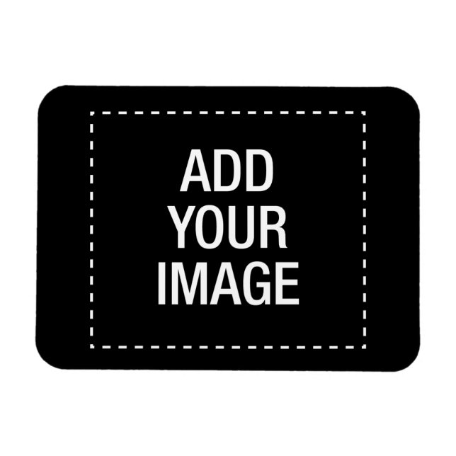 Íman Crie seu personalizável personalizado personalizad (Horizontal)