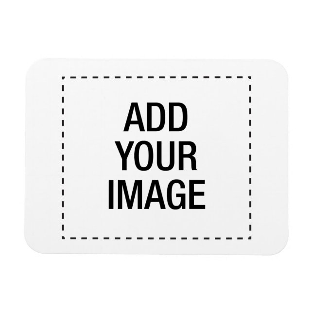 Íman Crie seu personalizável personalizado personalizad (Horizontal)