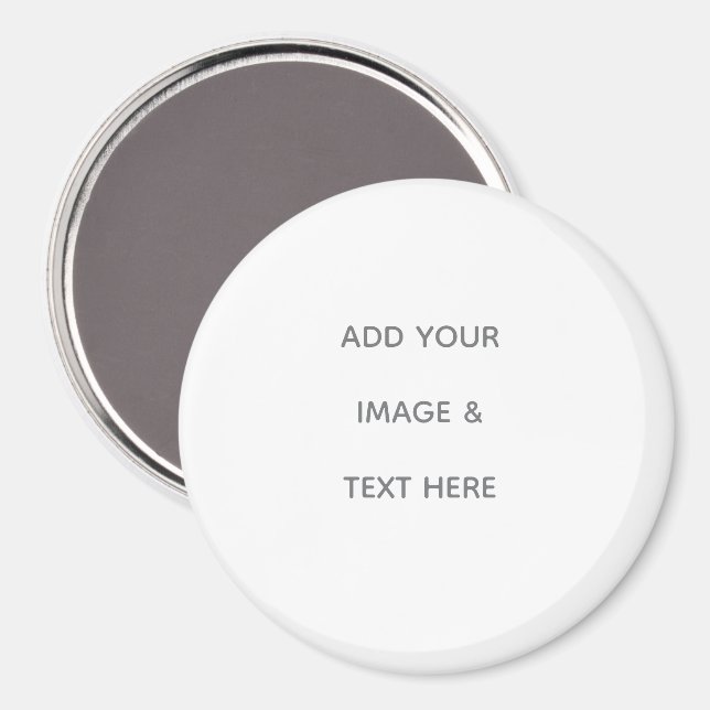 Íman Crie seu próprio branco  (Front/Back)