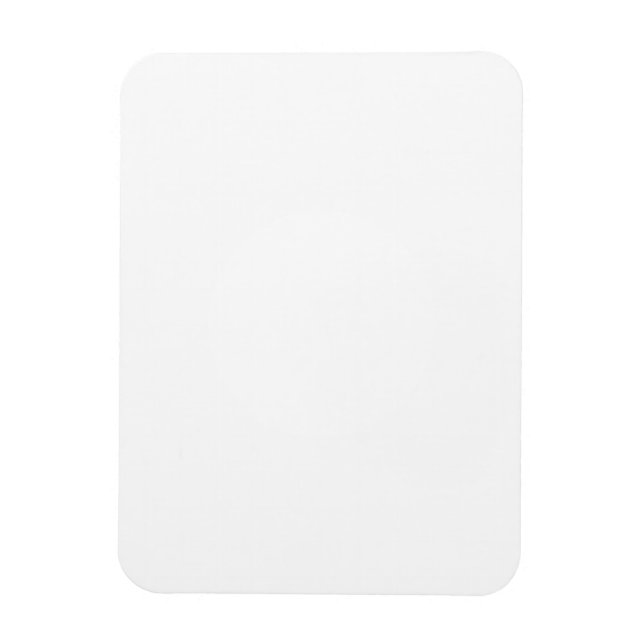 Íman Crie seu próprio branco personalizado (Vertical)