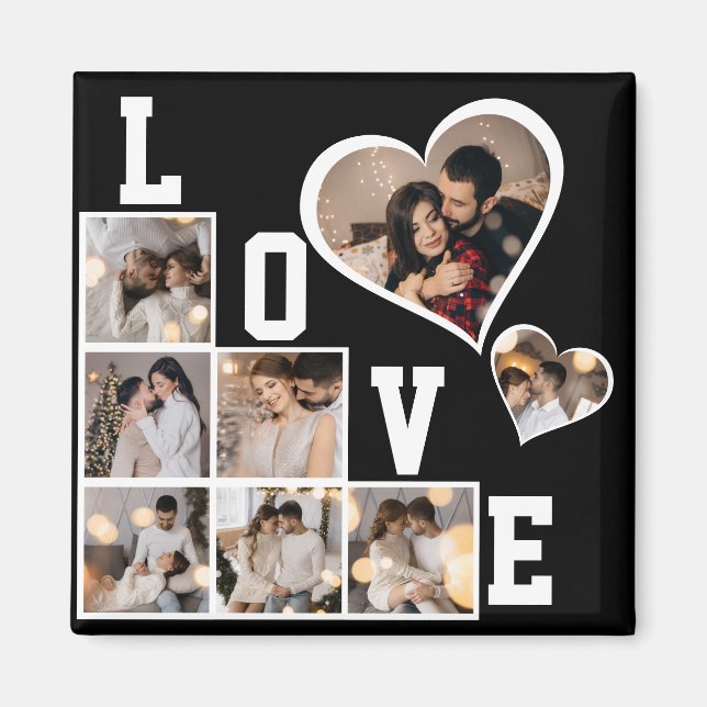 Íman Crie seu próprio colagem de 8 fotos (Frente)