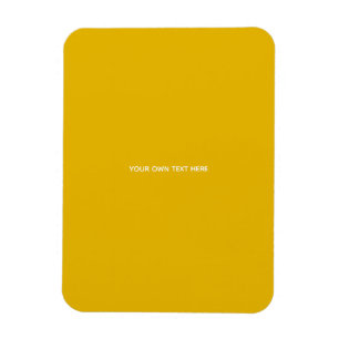 Íman Crie Seu Próprio Design Amarelo Personalizado