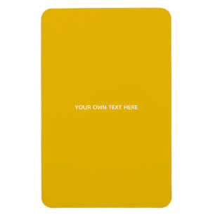 Íman Crie Seu Próprio Design Amarelo Personalizado