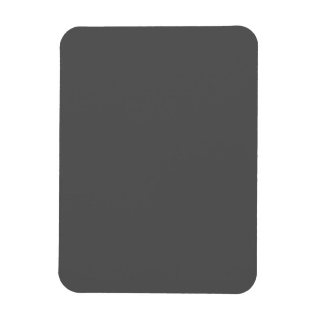 Íman Crie seu próprio design personalizado cinza escuro (Vertical)