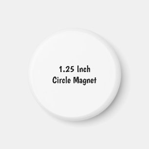 Íman Crie seu próprio ímã circular de 1¼