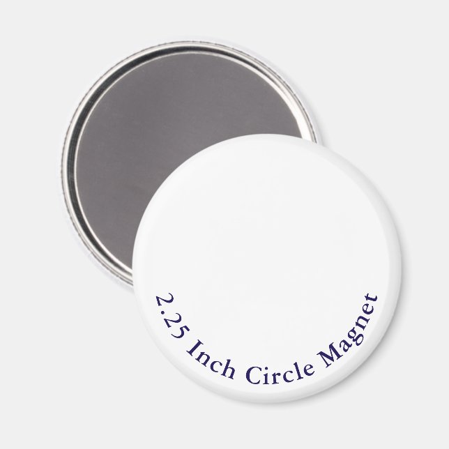 Íman Crie seu próprio ímã de círculo de 2,25" (Front/Back)