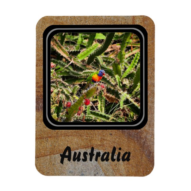 Íman Crie seu próprio ímã de foto viagem (Vertical)