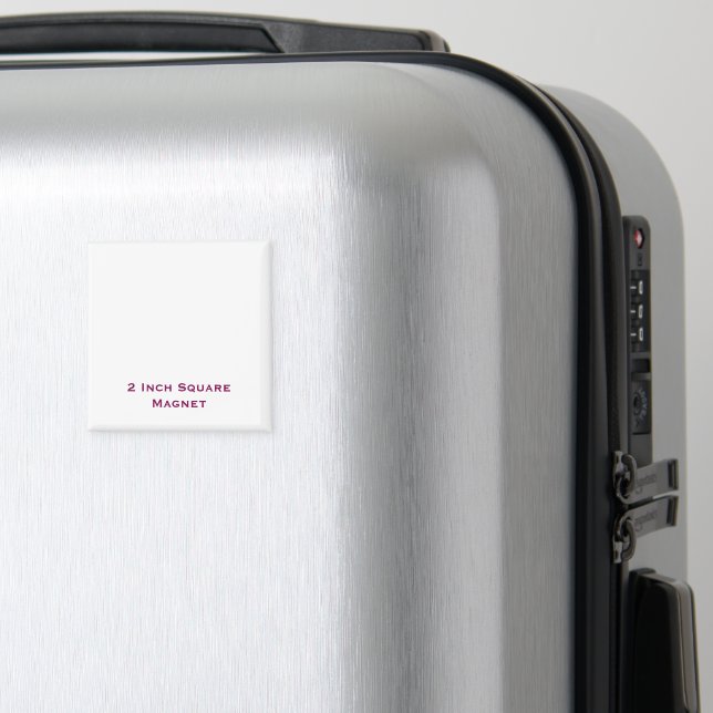 Íman Crie seu próprio ímã quadrado de 2 polegadas exclu (In Situ (Luggage))