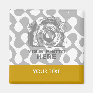 Íman Crie seu próprio ímã quadrado na horizontal