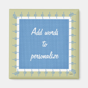 Íman Crie seu próprio ímã (sábio/azul)