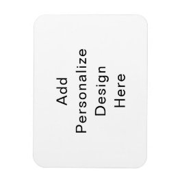 Íman crie seu próprio personalizado 3" x 4"