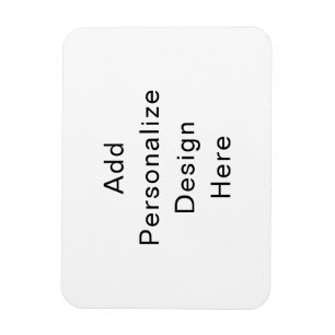 Íman crie seu próprio personalizado 3" x 4"