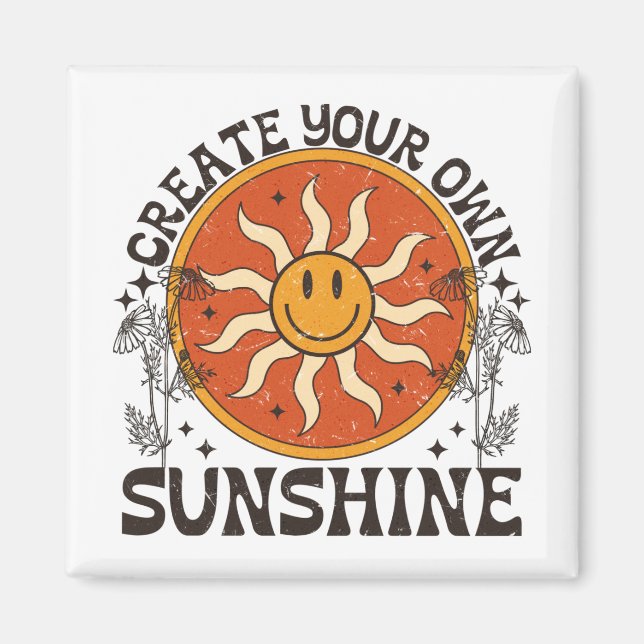 Íman Crie seu próprio sol (Frente)