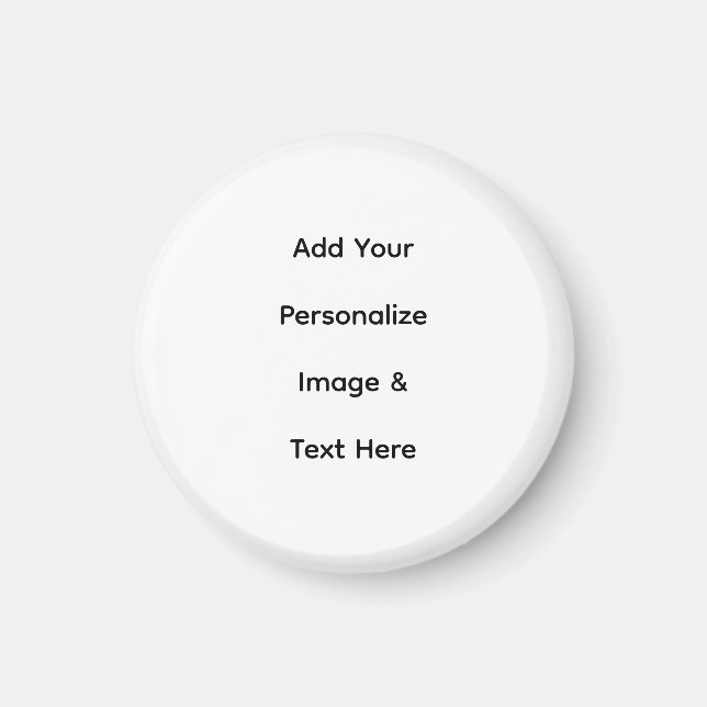Íman crie seu próprio texto personalizado (Frente)