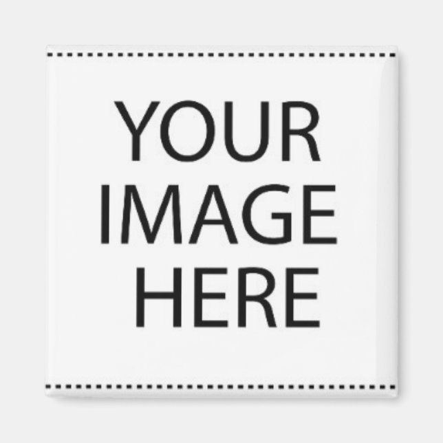 Íman Crie seu próprio, totalmente personalizável (Frente)