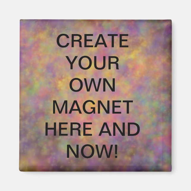 Íman Crie seus próprios ímãs (Frente)