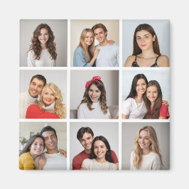 Íman Crie sua própria colagem de fotos de 9