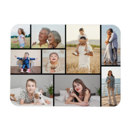 Íman Crie sua própria colagem de fotos de 9