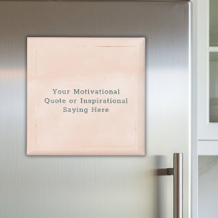 Íman Crie sua própria cotação motivacional, rosa, Do