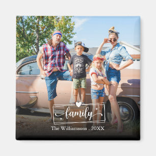 Íman Crie sua própria foto de família personalizada