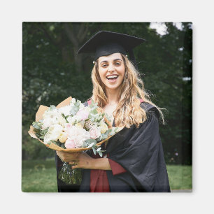 Íman Crie Sua Própria Foto de Graduado Personalizada