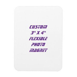 Íman Crie Sua Própria Foto Flexível Personalizada 7,5cm