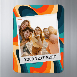 Íman Crie Sua Própria Foto Retrô