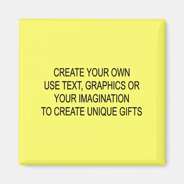 Íman Crie suas próprias Imãs de geladeira (Frente)