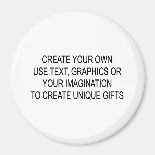 Íman Crie suas próprias Imãs de geladeira (Frente)