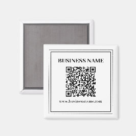 Íman Crie um código QR escaneável | Preto e Branco