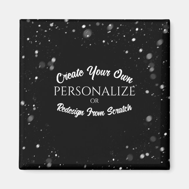 Íman Crie um Personalizado Customizado (Frente)
