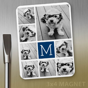 Íman Crie uma colagem de fotos personalizada com 8 foto
