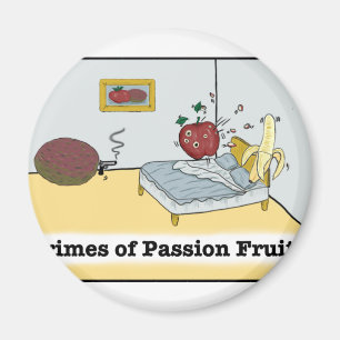 Íman Crimes da fruta de paixão Zazzle