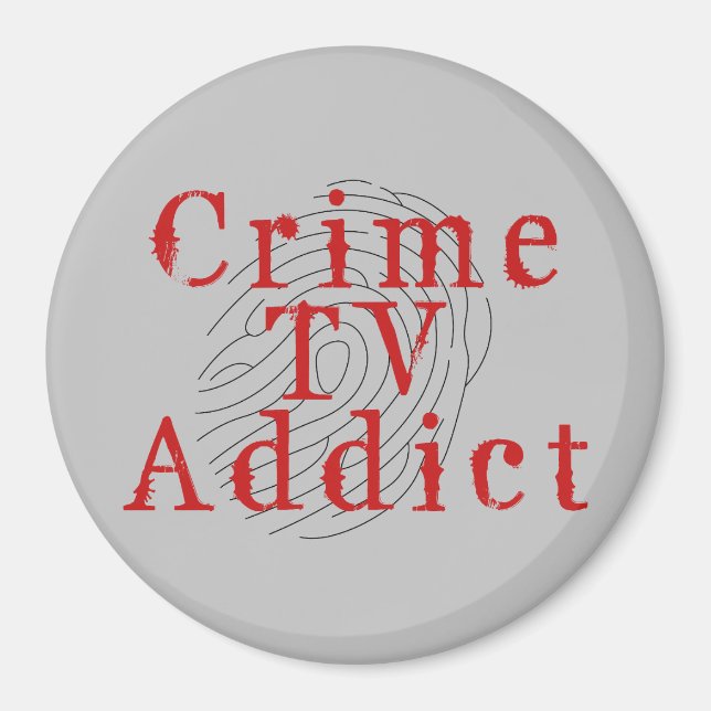 Íman Criminalidade TV - Arredondada (Frente)