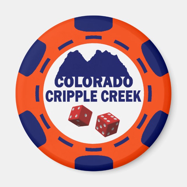 ÍMAN CRIPPLE COLORADO POKER CHIP (Frente)