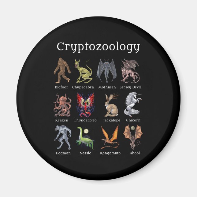 Íman Criptozoologia Criptide Criptozoologia (Frente)