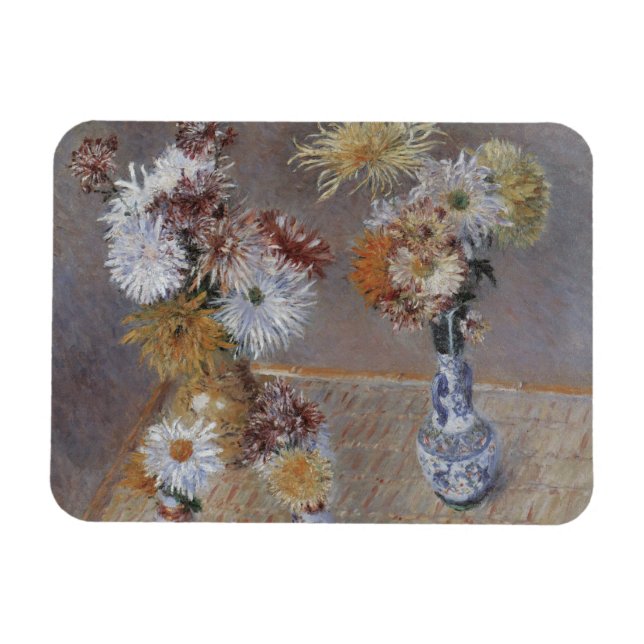 Íman Crisântemos por Gustave Caillebotte (Horizontal)